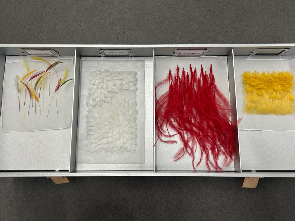 Lemarié — 1. Feather working techniques