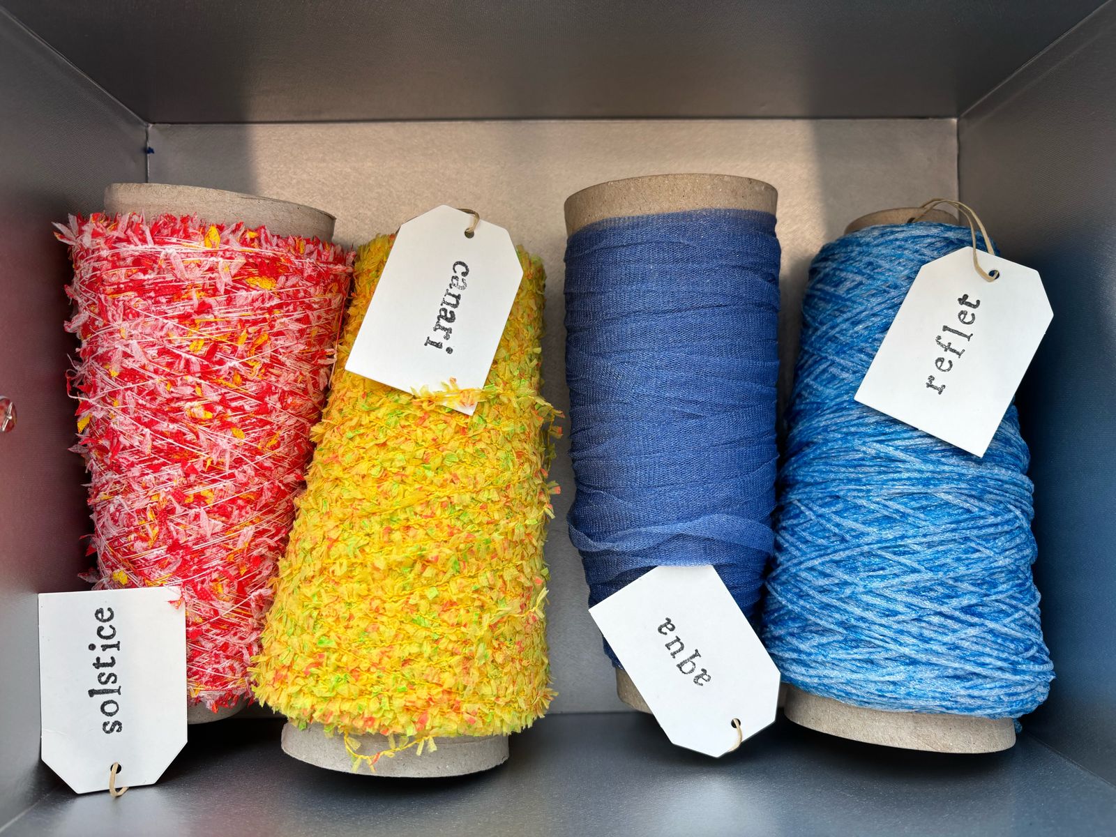 Lesage — 2. Researching yarns and materials